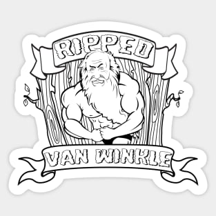 Ripped Van Winkle Sticker